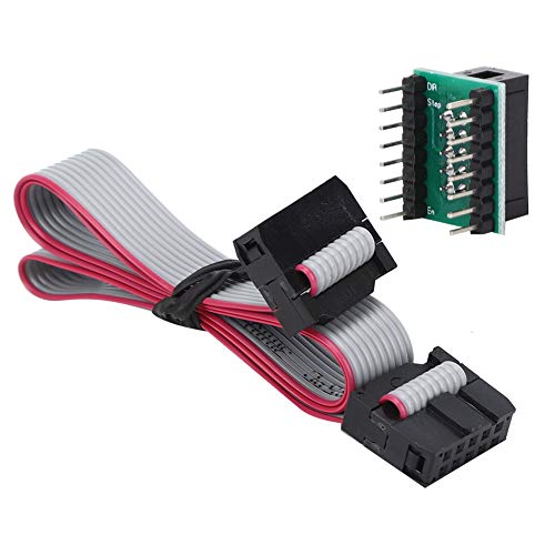 Stepper -Motor -Treiberadapterkabel, 3D -Drucker -Motorantriebs -Konverter -Adapter A4988 Kompatibel mit Motorstrom Unter 1,5A für Stepper -Motorzubehör Kompatibel