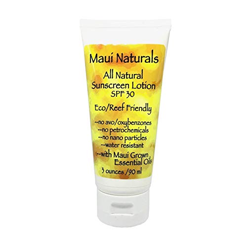Maui Naturals Organic All Natural Sunscreen Lotion SPF 30 Reef Safe