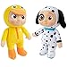 CoComelon JJ Duckie & Puppy Lot de 2 jouets en peluche – 20,3 cm – Pour enfants de 18 mois et plus