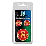 LinksWalker Iowa State Cyclones - Flip Decision Challenge Coin and 2 Golf Ball Marker Pack