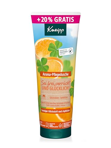 Kneipp Aroma-Pflegedusche Sei frei, verrückt und glücklich -Sondergröße- Duschgel mit sonnigem Duft nach Apfelsine - zartes & geschmeidiges Hautgefühl & ein Gefühl der Leichtigkeit - 240ml Kneipp Aroma-Pflegedusche Sei frei, verrückt und glücklich -Sondergröße- Duschgel mit sonnigem Duft nach Apfelsine - zartes & geschmeidiges Hautgefühl & ein Gefühl der Leichtigkeit - 240ml
