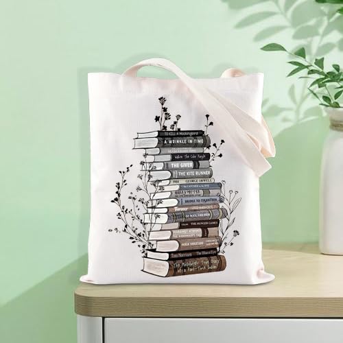 Sac fourre-tout livre interdit en coton FOTAP pour lecteur - 7
