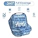 KAINSY Baby Car Seat Cover, Little Brother Baby Car Sear Cover, Multi-Use Toddler Carseat Stroller Cover, Stretchy Babies Car Seat Cover for Baby Boy Girls