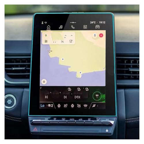 Film protection d'écran GPS 10,4 pouces pour Renault Captur 2 et Symbioz 2025