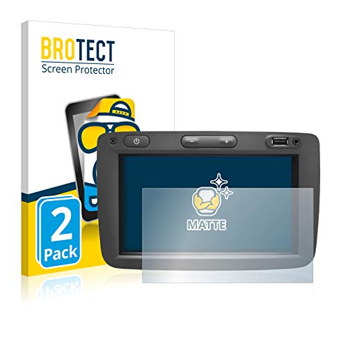brotect Protection Ecran Anti-Reflet pour Dacia Media Nav (2 Pièces) - Film Mat