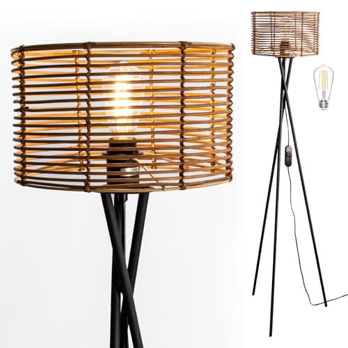 Lámpara de pie led regulable para iluminar rincones oscuros con estilo