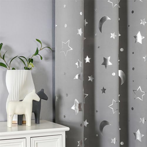 Rideaux occultants salon et chambre à coucher modernes à œillets