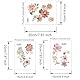 Blume Wandschalter Aufkleber Wandtattoo Blumen Lichtschalter Sticker Wandsticker PVC Floral Lichtschalter Aufkleber Steckdose Wandtatoo Flower Steckdosen Aufkleber Wall Stickers Zimmer Deko Aesthetic