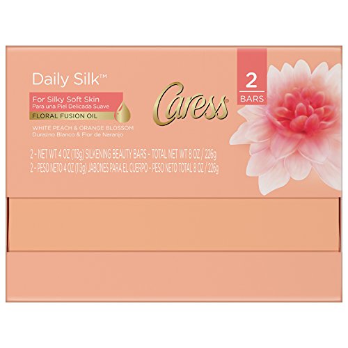 Caress Beauty Bar Soap For Silky, Soft Skin Daily Silk With Silk Extract And Floral Oil Essence, 2 X 4 Ounce (Total Of 8 Ounce) #TOP1