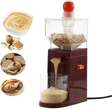 Portable Peanut Butter Maker, 500ml Electric Small Cooking Machine, Home DIY Grain Nut Grinder for Almond, Coffee, Peanut, Cashew, Walnut, Pumpkin Seed, Sunflower Seed