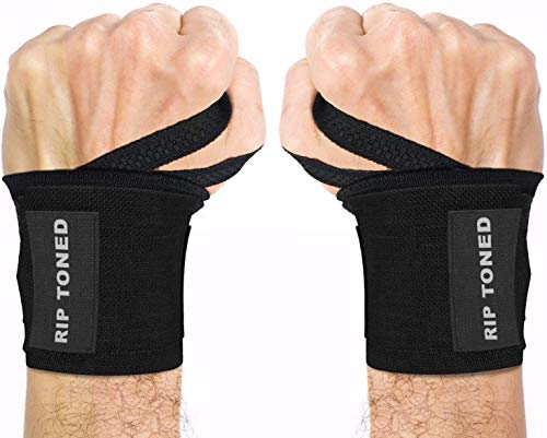 Rip Toned Wrist Wraps 18" Professional Grade with Thumb Loops - Wrist Support