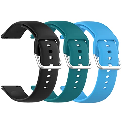 Correas compatibles para reloj Cosmo JrTrack 20mm silicona 3 pack miniatura 1