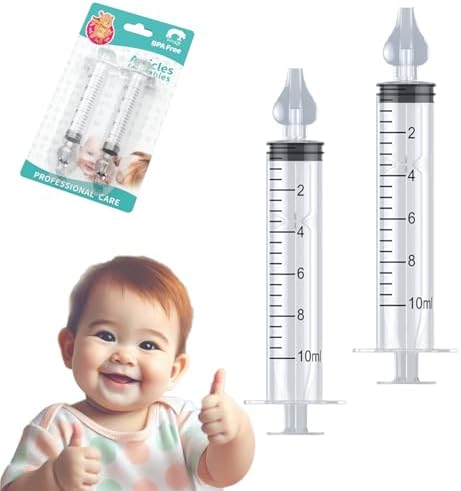 Siringhe Lavaggio Nasale Bambini 10ml - Kit 4 Pezzi Con Punte In Silicone - Foto 9