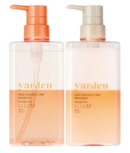 【2個セット】 ノイン ヤーデン ハイダメージケア トリートメント ボトル (400ml) ／ ハイダメージケア シャンプー ボトル (400ml)