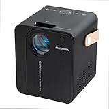 Memorex MX-PJ720 | 720P Portable HD Projector with Bluetooth 5.3, HDMI, USB, TF Card Input | 130 ANSI Lumens | Gaming, Presentations, and Home Entertainment