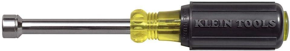 Klein Tools 10 mm Nut Driver with 3 in. Hollow Shaft- Cushion Grip Handle 630-10MM