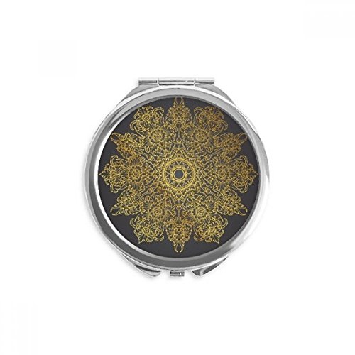 Miroir rond de maquillage thaïlandais pour retouches rapides en voyage et sortie