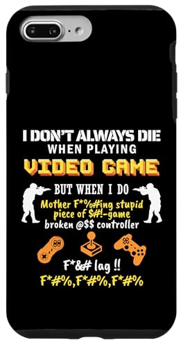 �^�C�g�� : Funny Gamer Design �r�f�I�Q�[�� �R���\�[���t�@�� �X�}�z�P�[�X iPhone 7 Plus/8 Plus �p