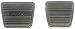 Dorman 20741 Parking Brake Pedal Pads Compatible with Select Models, 2 Pack