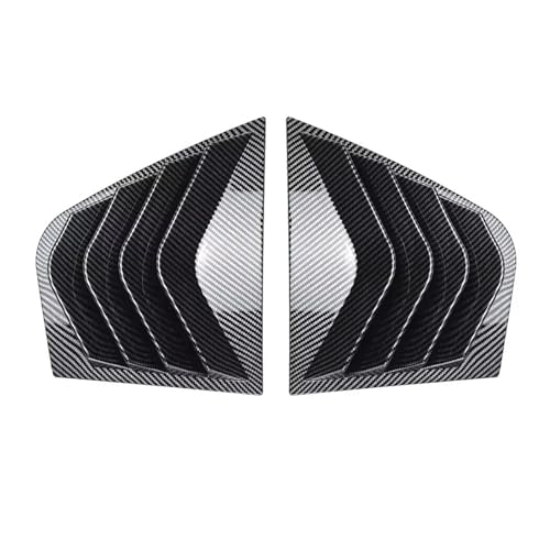 Aileron latéral de vitre arrière pour Kia Stinger 2018-2023 en finition carbone