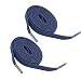 Tieless shoelaces Newsight No tie shoelaces Stretch shoelaces Best in Sports Fan Shoelaces Flat Athletic Shoelaces for All Types of kids & Adult shoes (Navy Blue)