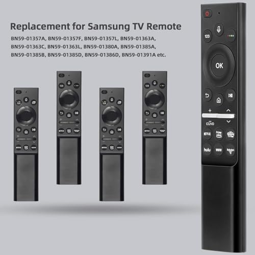 Image of Compatible with Samsung QLED TV Remote Control Suitable for Smart 4K OLED UHD Television Non Voice Command with Hot Keys - Match Remotes Keys Exactly with Existing Remote