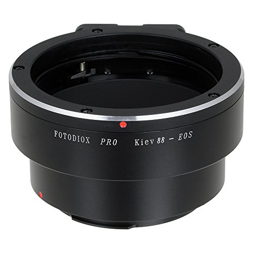 Image of Fotodiox Pro Lens Mount Adapter - Kiev 88 Lens to Canon EOS (EF, EF-S) Camera System (Such as 7D, 60D, 5D Mark III and More)