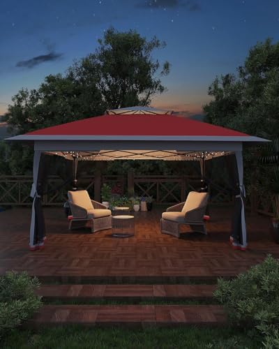 Takywep 12x12 Pop Up Tent Canopy with Mosquito Net -