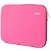 iBenzer - Deluxe Laptop Sleeve Bag Cover Case for All 13-inch Laptop Computers - Macbook Pro 13'' / Macbook Air 13''/ Macbook Pro Retina Display 13'', Pink BH-MP13PK
