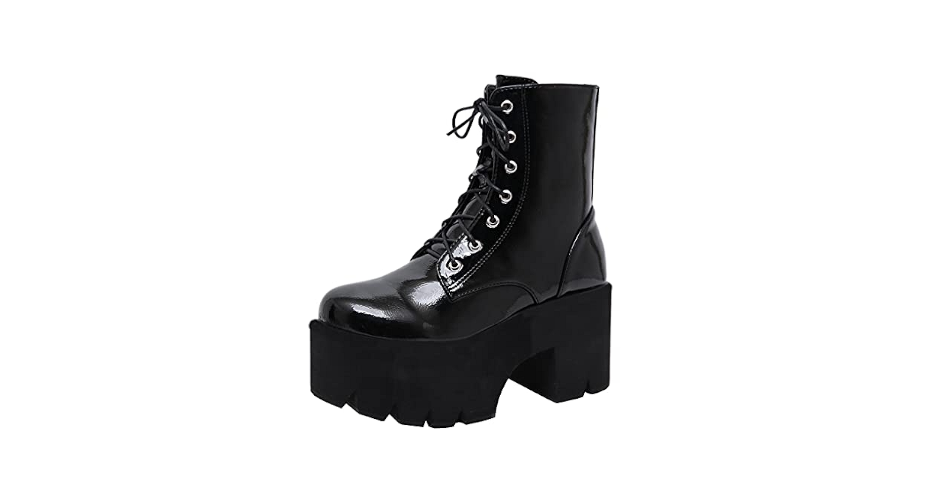 Amazon.com | AIMODOR Womens Chunky Platform Goth Combat