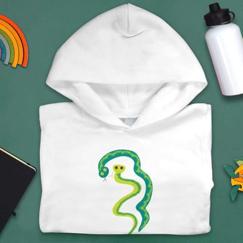 Azeeda 'Two Friendly Snakes' Children's Hoodie/Hooded Sweater (KO051516)3