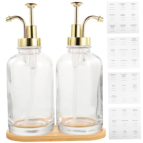 HAPINARY Multi-function Coffee Syrup Dispenser Bar Syrup Pump for Bar Accessories Simple Syrup Bottles