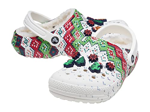 Image of Crocs Unisex Adult Classic Lined Holiday Charm Clog