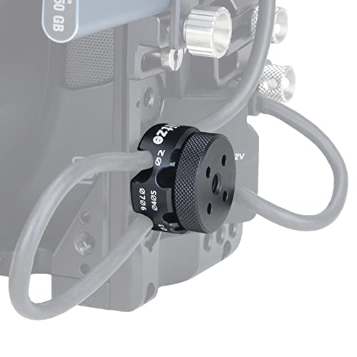 Nitze Camera Cable Clamp Aluminiumlegierung für HDMI/SDI/USB-A/USB-C Kabel, Universele Kamerakabelklemme Kompatibel mit Kabeln mit 2–7 mm Durchmesser Compatible with Sony A7IV FX3 Kamerakäfig– PE29