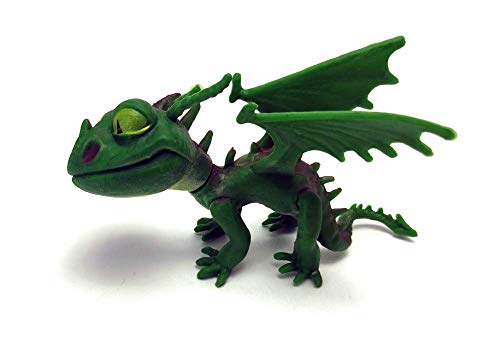 Toysvill Dragons (Set 8 Pcs) - Mini Action Figures: Toothless (Night Fury), Deadly Nadder, Gronckle, Hideous Zippleback, Hotburple, Monstrous Nightmare, Terrible Terror #TOP7