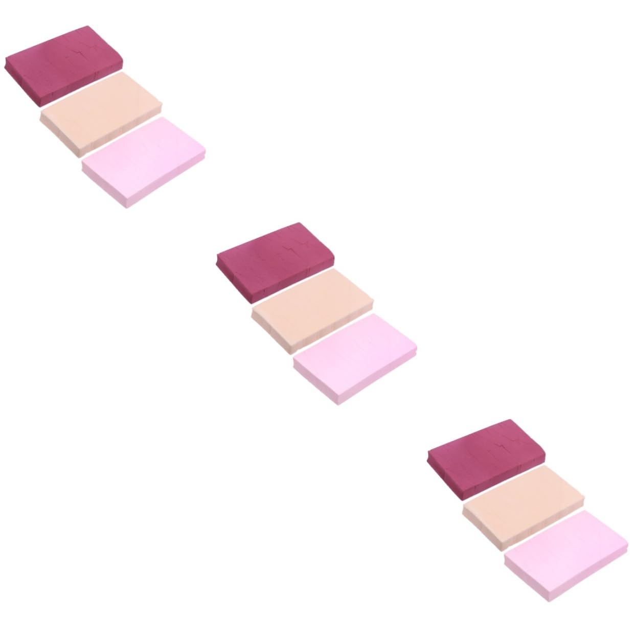 Healeved 216pezzi Spugnette Makeup Per Triangolari Utilizzabili e Facili e Riutilizzabili