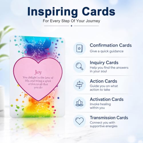 Image of PATPAT 44 Pcs Love Oracle Cards Deck Original Tarot Card Deck Cards Set
