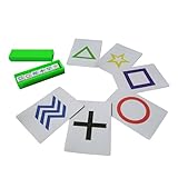 AIMOFAMAG Prediction Dice Magic with Marked ESP Card Magic Trick Magician Mind Reading Box Easy Magic for Beginner