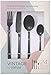 Topkapi Kuchnia Gourmet-KKuchnia - 6994 Vintage czarne - sztućce w stylu vintage Black, 24-częściowy zestaw sztućców, stal nierdzewna w kolorze czarnym, dla 6 osób