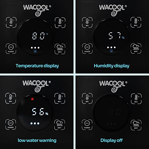 WACOOL Reptile Fogger with Humidity Controller, 4L Large Tank Reptile Humidifier with Humidistat & Extended Hose, Automatic Terrarium Fogger for Beared Dragon Lizard Gecko Snake Tortoise by WACOOL - Image 5