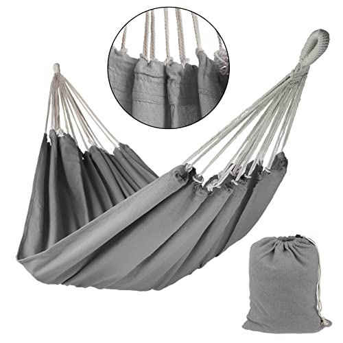 BB Sport Tuch Hängematte 200 x 140 cm max. Belastbarkeit 200 kg Tragetasche 1-2 Personen Camping Garten Balkon Terasse Wetterfest, Farbe:Karst – Bild 3