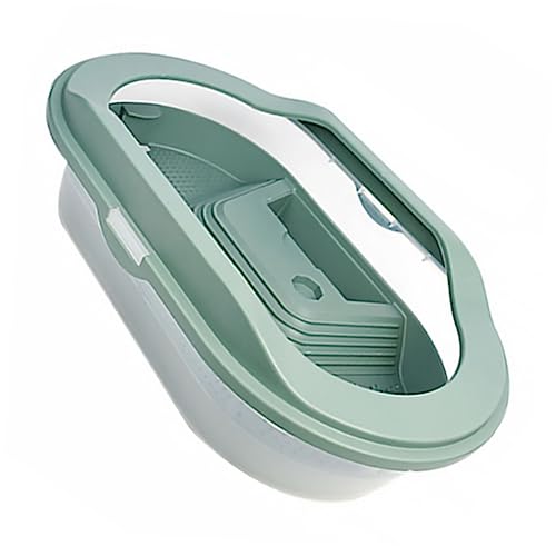 BESPORTBLE Tanque de Piscina de Reptiles Tanques de Frasco Lagarto Plataforma terrarios terrario para Acuario de hábitat del Acuario de el plastico Green