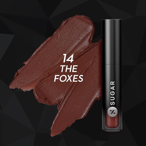 Image of SUGAR Cosmetics Mousse Muse Lip Cream | Lasts 24+ Hrs | Creamy Mousse Lipstick | Waterproof & Smudgeproof | 5ml - 14 The Foxes