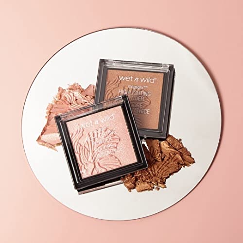 Wet N Wild 319B Megaglo Highlighting Powder, Highlighter Makeup, Shimmer Glow, Pink Rose Gold Blossom Glow thumb #14