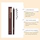 24 Stunden Wasserfester Eyeliner Pflaume, Wischfester, Langanhaltender Makeup-Eyeliner-Stift, Spitzbarer Duo-Eyeliner-Stift, Wischfeste und SchweißResistente Formel, Hochpigmentierter Augenstift