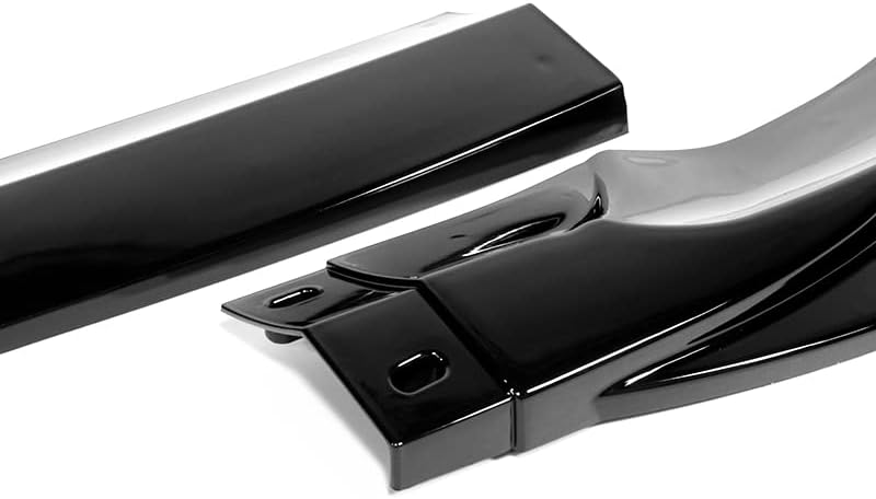3PCS Front Bumper Lip Kit fit for compatible with 2008-2011 Mercedes C-Class Sport W204, Sport-Style Splitter Trim Protection Spoiler, Air-Dam-Chin-Diffuser (Painted Black)