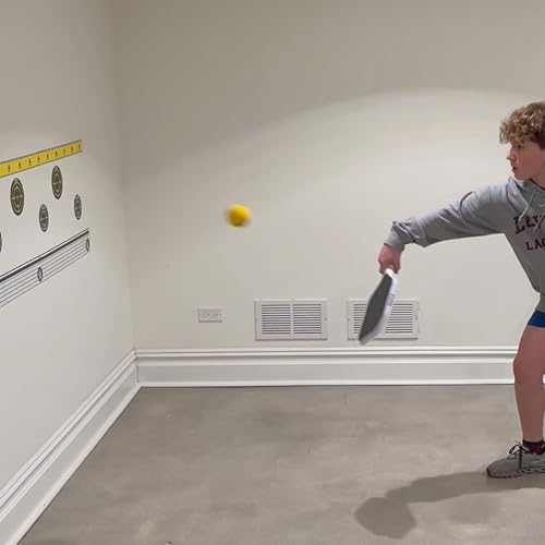 Pickleball Trainer Autocollant Mural Repositionnable avec Code QR - 6