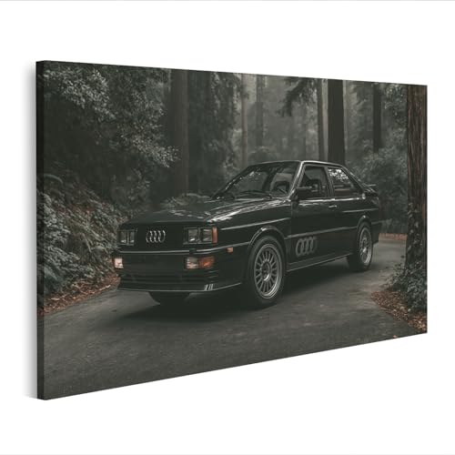 Ur-Quattro impression sur toile dramatique islandburner tableau salon voiture
