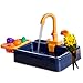 Baignoire Perroquet, Baignoire Automatique de Perroquet avec Robinet, Douche Oiseau Baignoire Baignoire Mangeoire pour Animal de Compagnie Petit Perroquet Moyen Perruche Cockatiel Conure Budgie