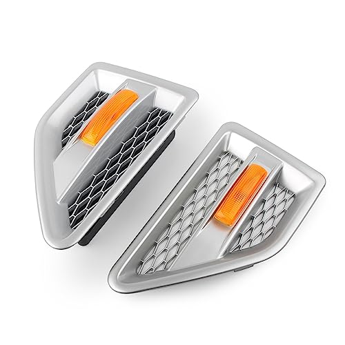 Grille d'aération du flux d'air Freelander 2 remplacer calandre cassée ou ternie argent